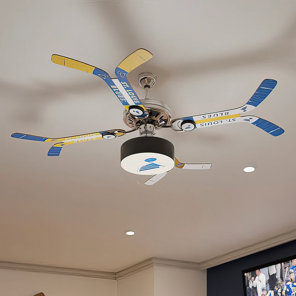 St. Louis Blues Mismatched Double Stick Ceiling Fan
