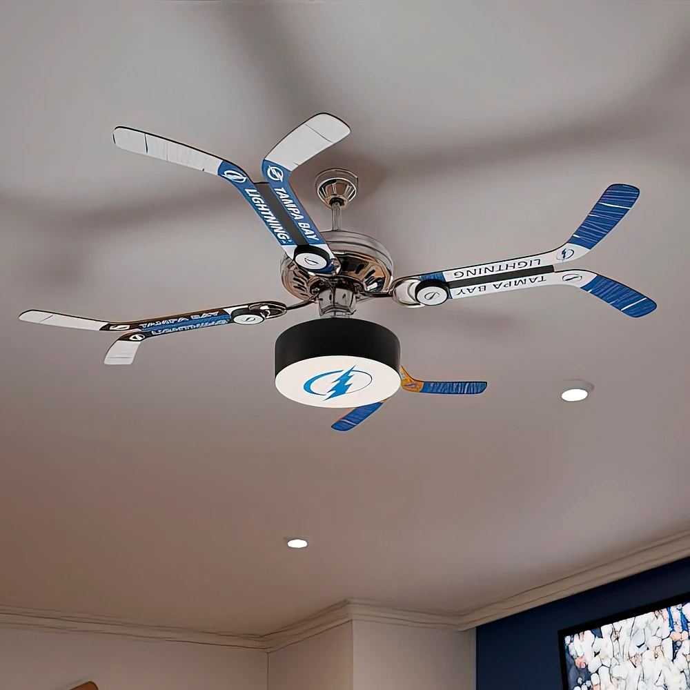 Tampa Bay Lightning Mismatched Double Stick Ceiling Fan