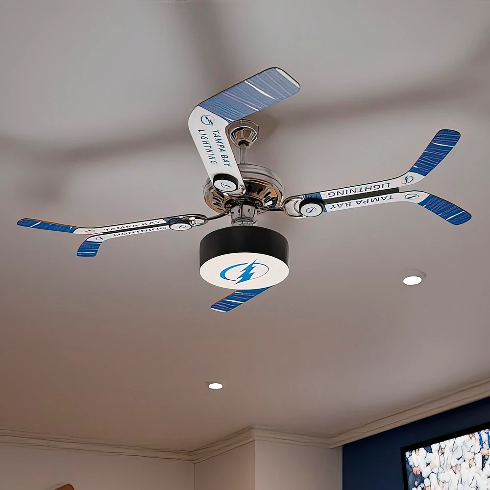 Tampa Bay Lightning Team Split Stick Ceiling Fan