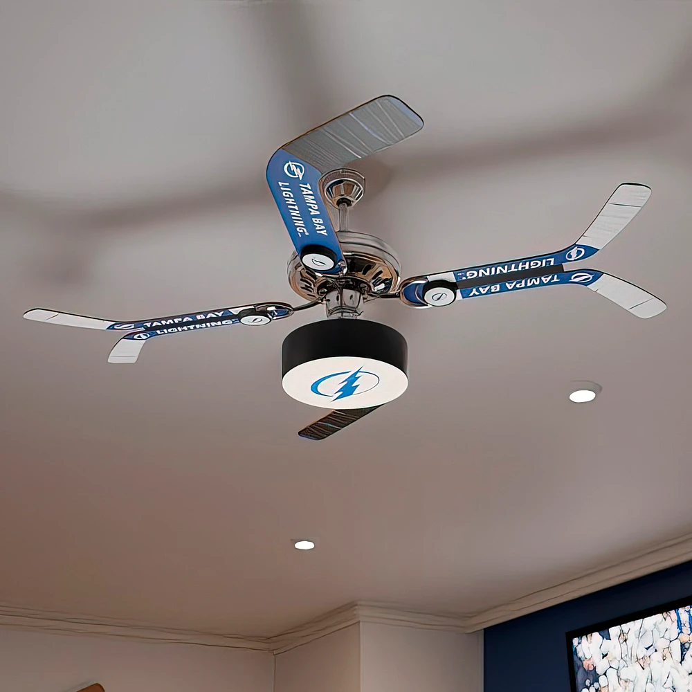 Tampa Bay Lightning Split Stick Team Home Ceiling Fan