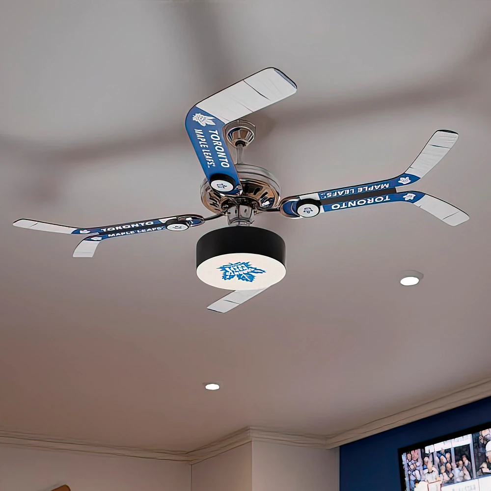 Toronto Maple Leafs Split Stick Team Home Ceiling Fan