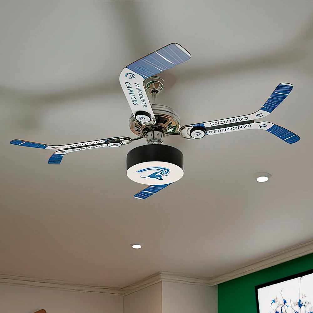 Vancouver Canucks Team Split Stick Ceiling Fan