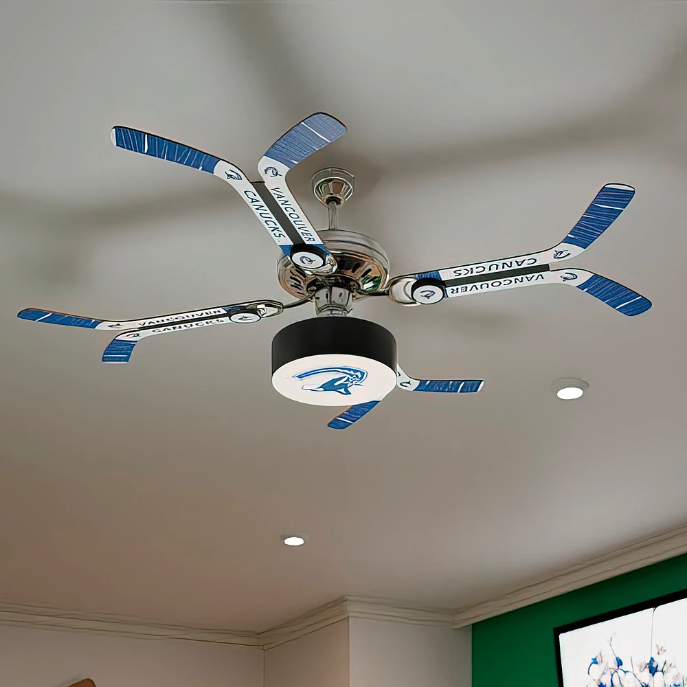 Vancouver Canucks Team Double Stick Ceiling Fan