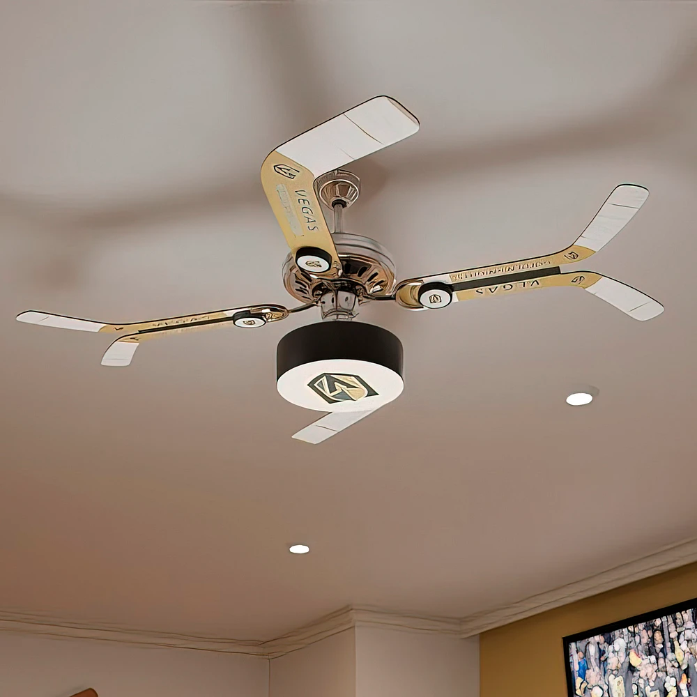 Vegas Golden Knights Split Stick Team Home Ceiling Fan