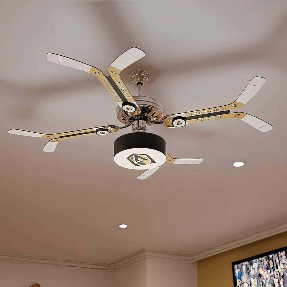 Vegas Golden Knights Double Stick Team Home Ceiling Fan