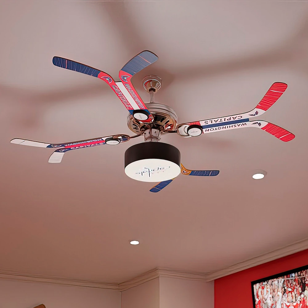 Washington Capitals Mismatched Double Stick Ceiling Fan