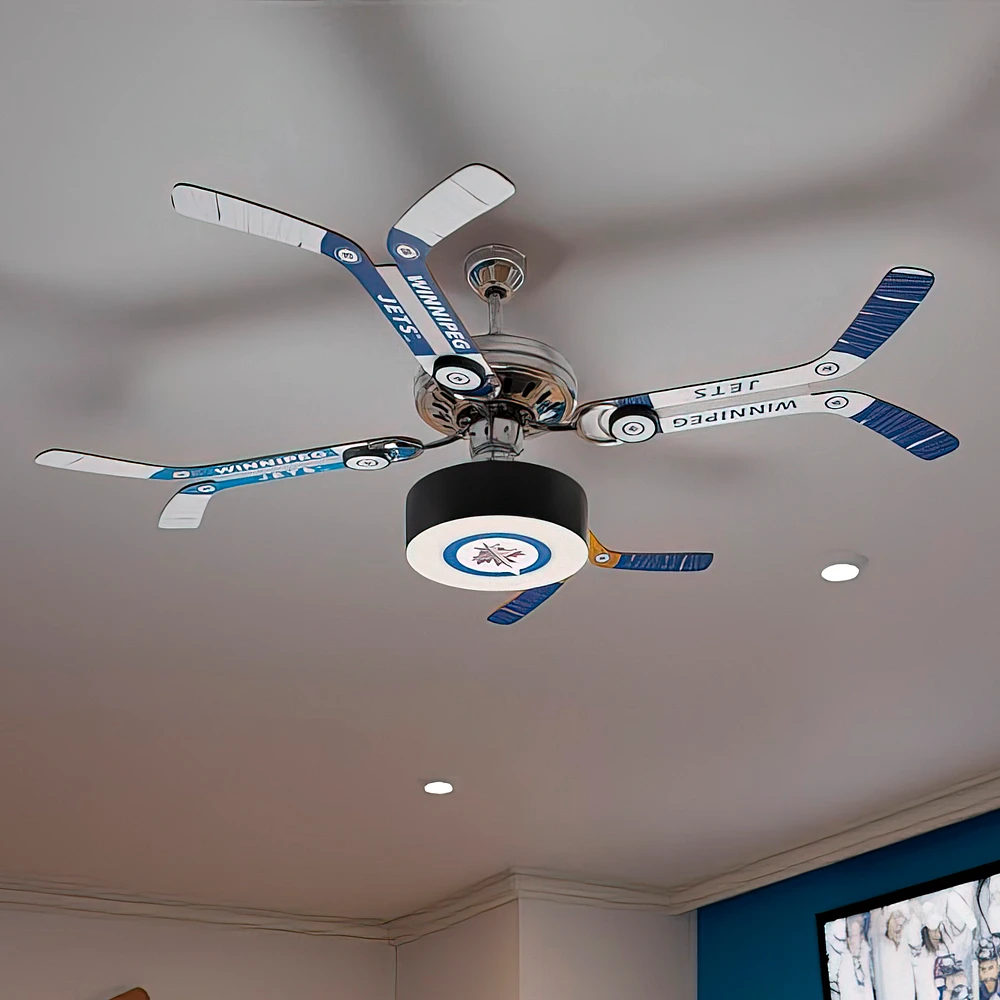 Winnipeg Jets Mismatched Double Stick Ceiling Fan