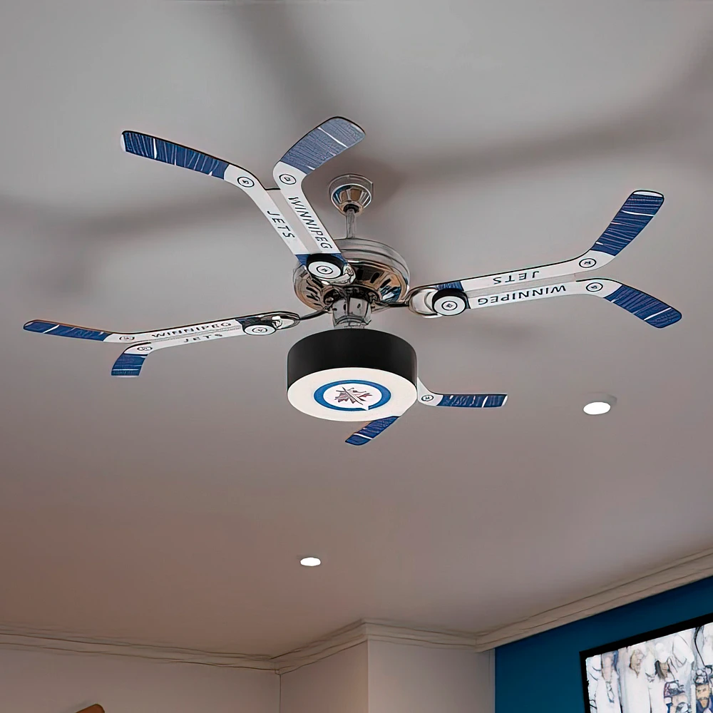 Winnipeg Jets Team Double Stick Ceiling Fan