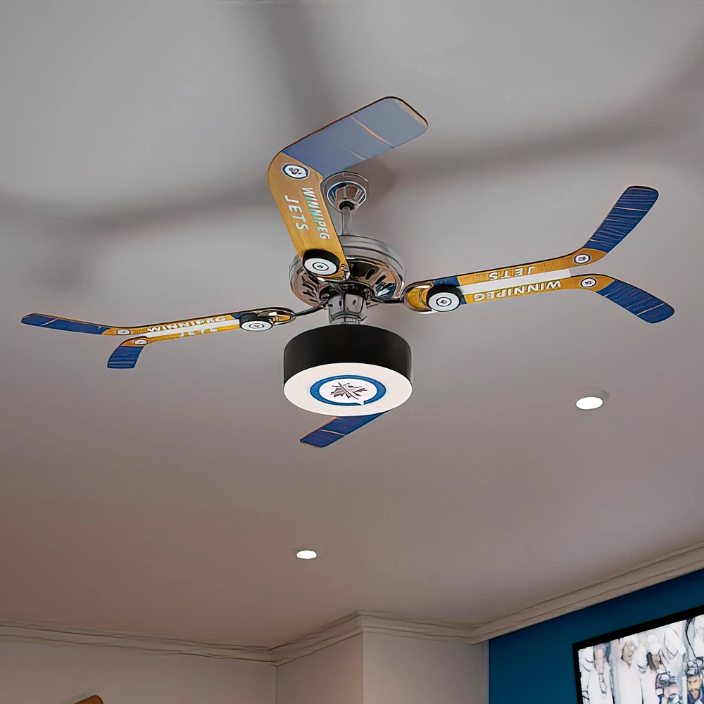 Winnipeg Jets Split Stick Home Ceiling Fan