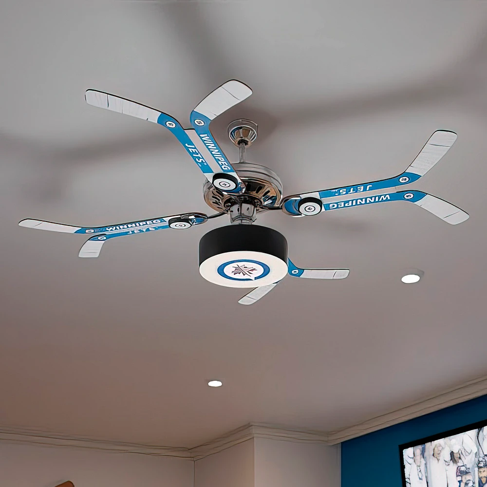 Winnipeg Jets Double Stick Team Ceiling Fan