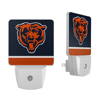Chicago Bears Stripe Design Nightlight 2-Pack