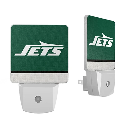 New York Jets Stripe Design Nightlight 2-Pack