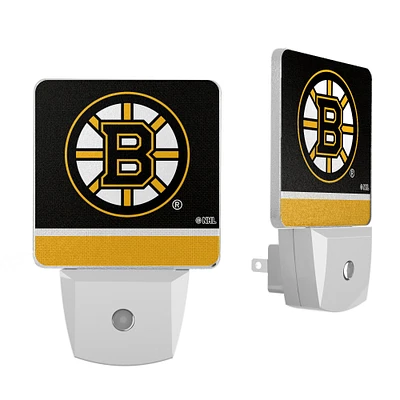 Boston Bruins Stripe Design Nightlight 2-Pack