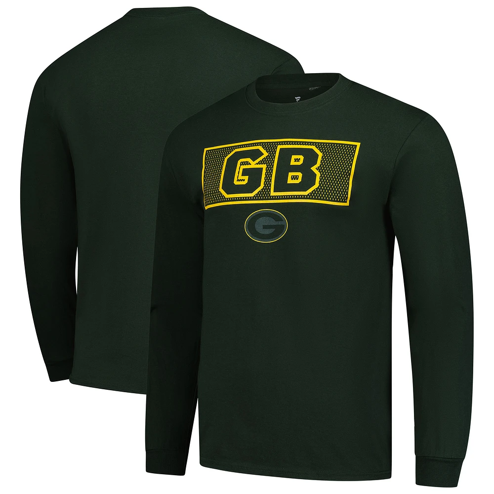 Men's Fanatics Green Bay Packers Squad Long Sleeve T-Shirt