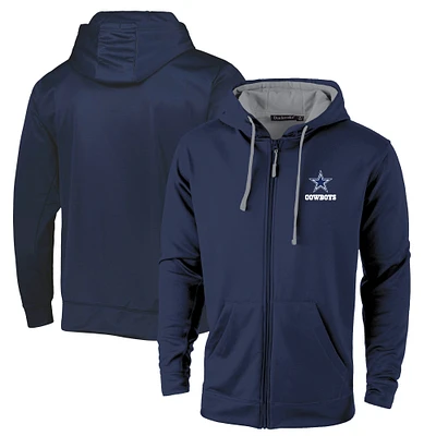 Men's Dunbrooke Navy/Gray Dallas Cowboys Apprentice Full-Zip Hoodie
