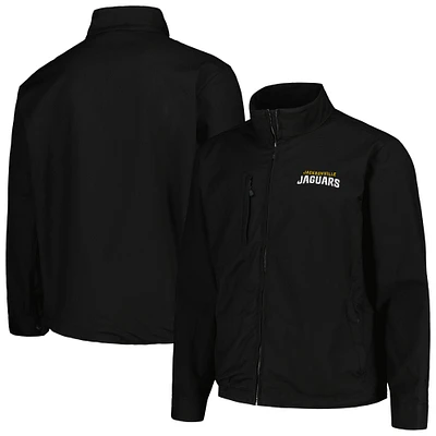 Men's Dunbrooke Black Jacksonville Jaguars Journey Workwear Tri-Blend Full-Zip Jacket
