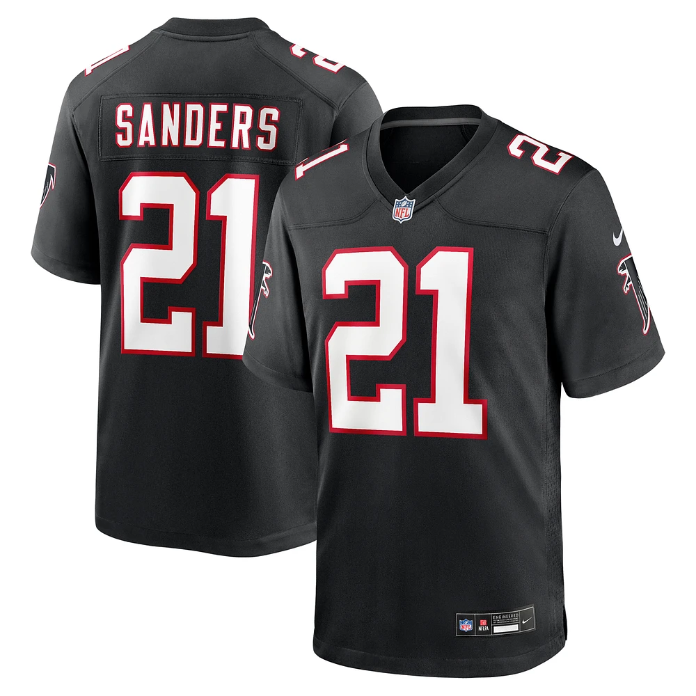 Men's Nike Deion Sanders Black Atlanta Falcons Retired Player Alternate Game Jersey