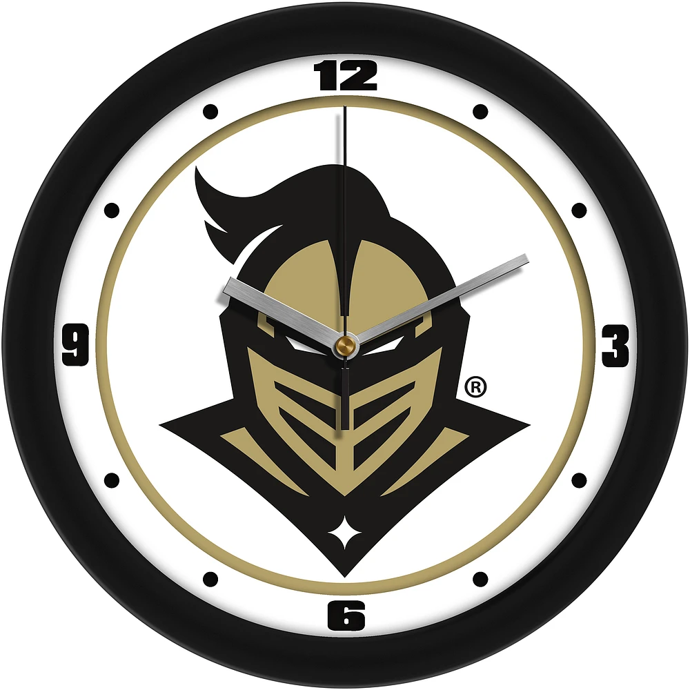 UCF Knights 11.5'' Suntime Premium Glass Face Traditional Logo Wall Clock