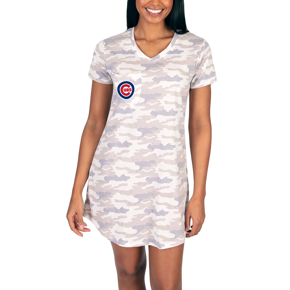 Women's Concepts Sport Cream Chicago Cubs Encounter Nightshirt