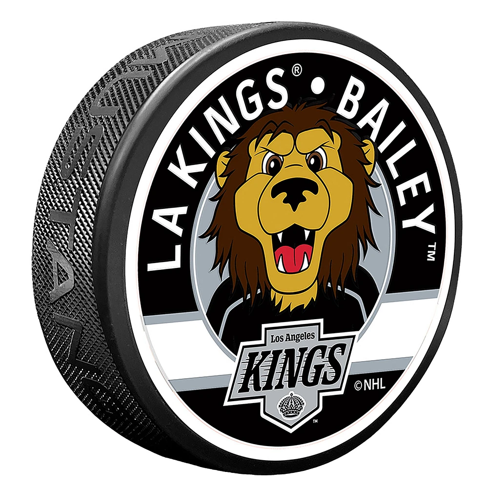 Los Angeles Kings Mascot Hockey Puck