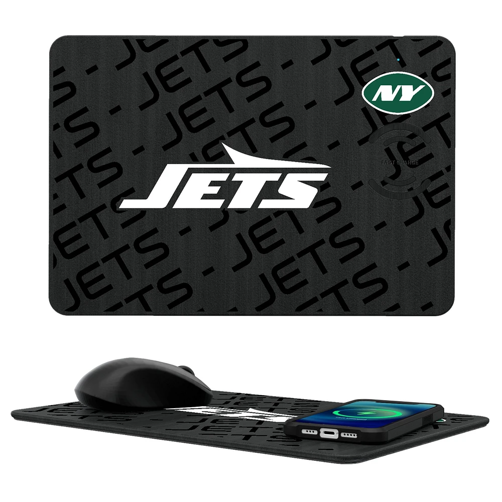 New York Jets Wireless Charger and Mouse Pad
