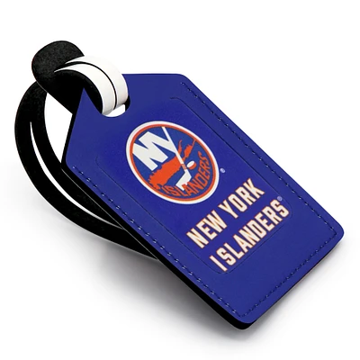 New York Islanders Personalized Leather Luggage Tag