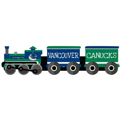 Vancouver Canucks 6'' x 24'' Train Cutout Sign