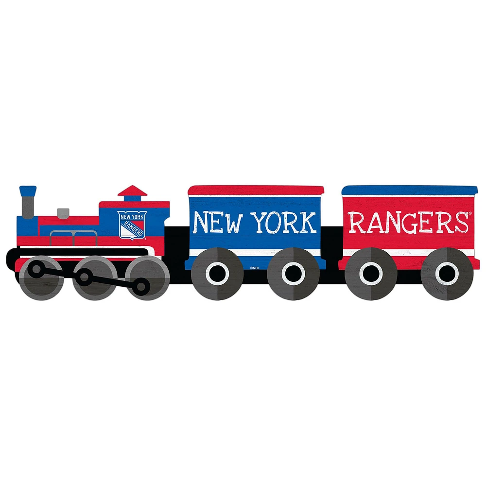 New York Rangers 6'' x 24'' Train Cutout Sign