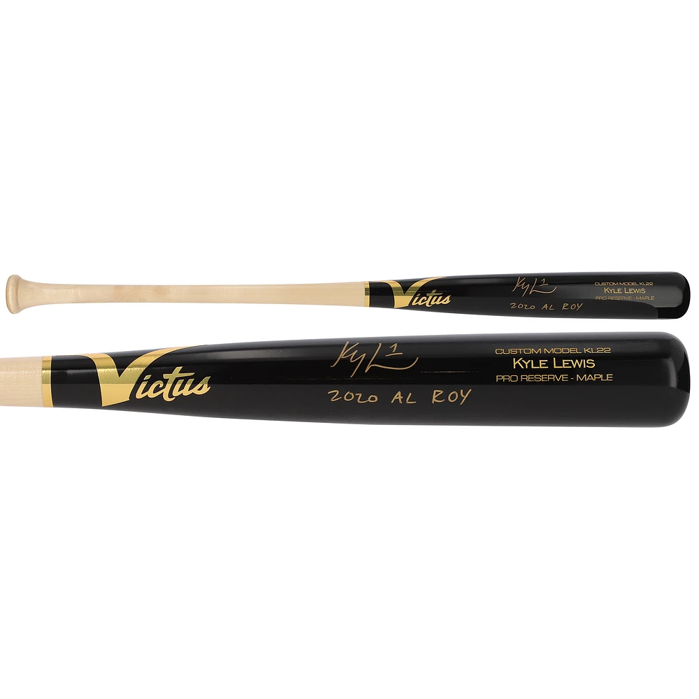 Kyle Lewis Seattle Mariners Autographed Victus Game Model Bat with "2020 AL ROY" Inscription