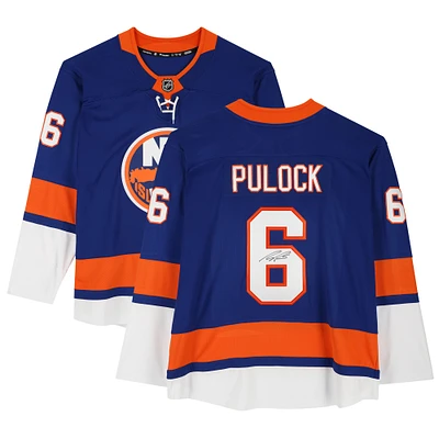 Ryan Pulock New York Islanders Autographed Blue Fanatics Breakaway Jersey