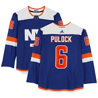 Ryan Pulock New York Islanders Autographed Blue Alternate Adidas Authentic Jersey