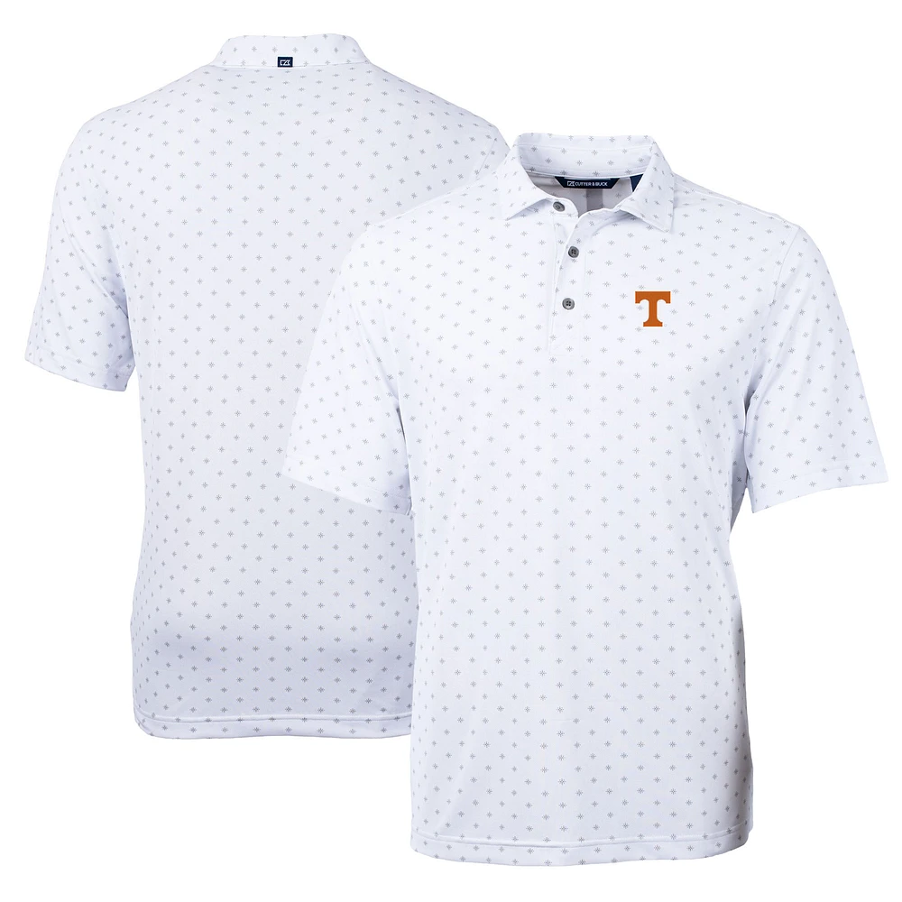 Men's Cutter & Buck Tennessee Volunteers Virtue Eco Pique Tile Print Polo