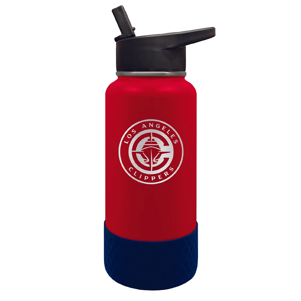 LA Clippers 32oz. Logo Thirst Hydration Water Bottle