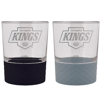 Los Angeles Kings 14oz. Commissioner Rocks Glass Two-Piece Set