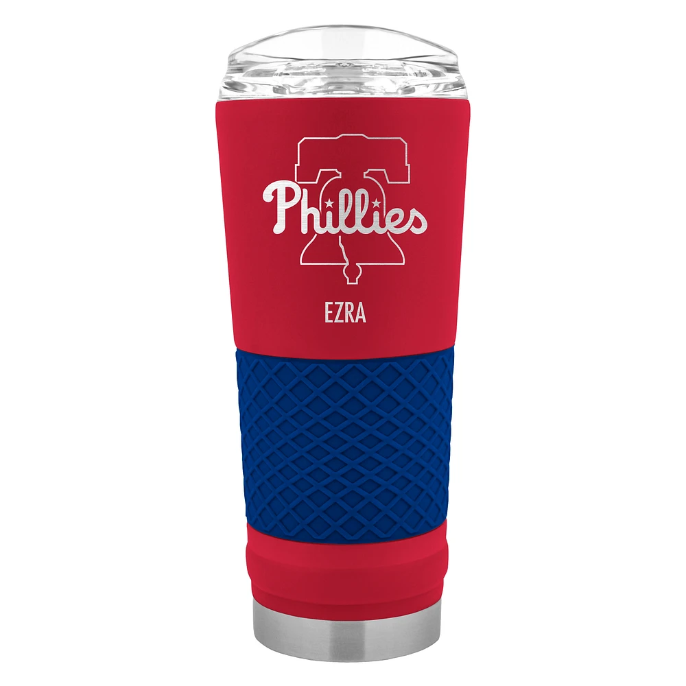 Philadelphia Phillies 24oz. Personalized Team Color Draft Tumbler