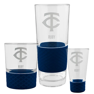 Minnesota Twins 3-Piece Personalized Homegating Drinkware Set