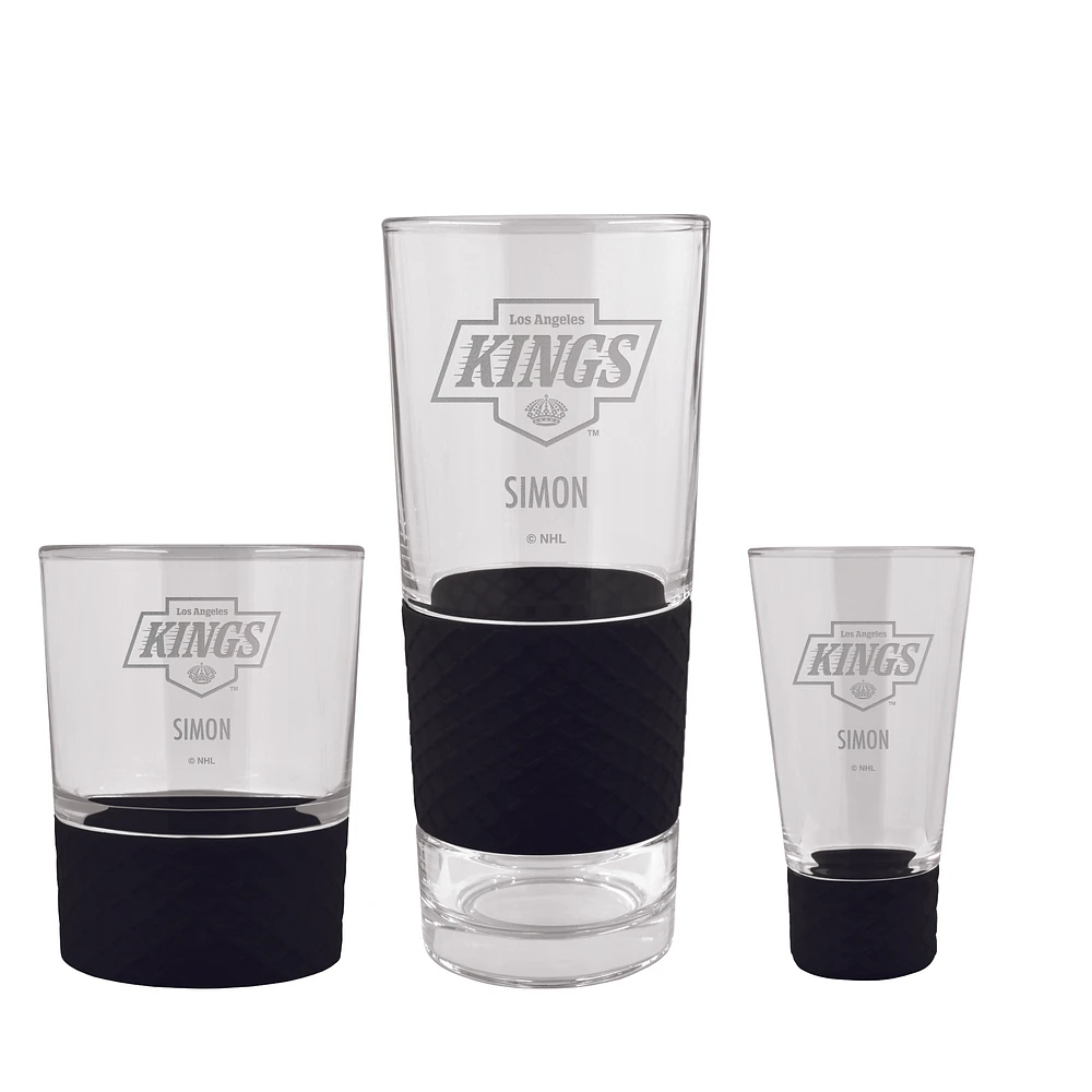 Los Angeles Kings 3-Piece Personalized Homegating Drinkware Set