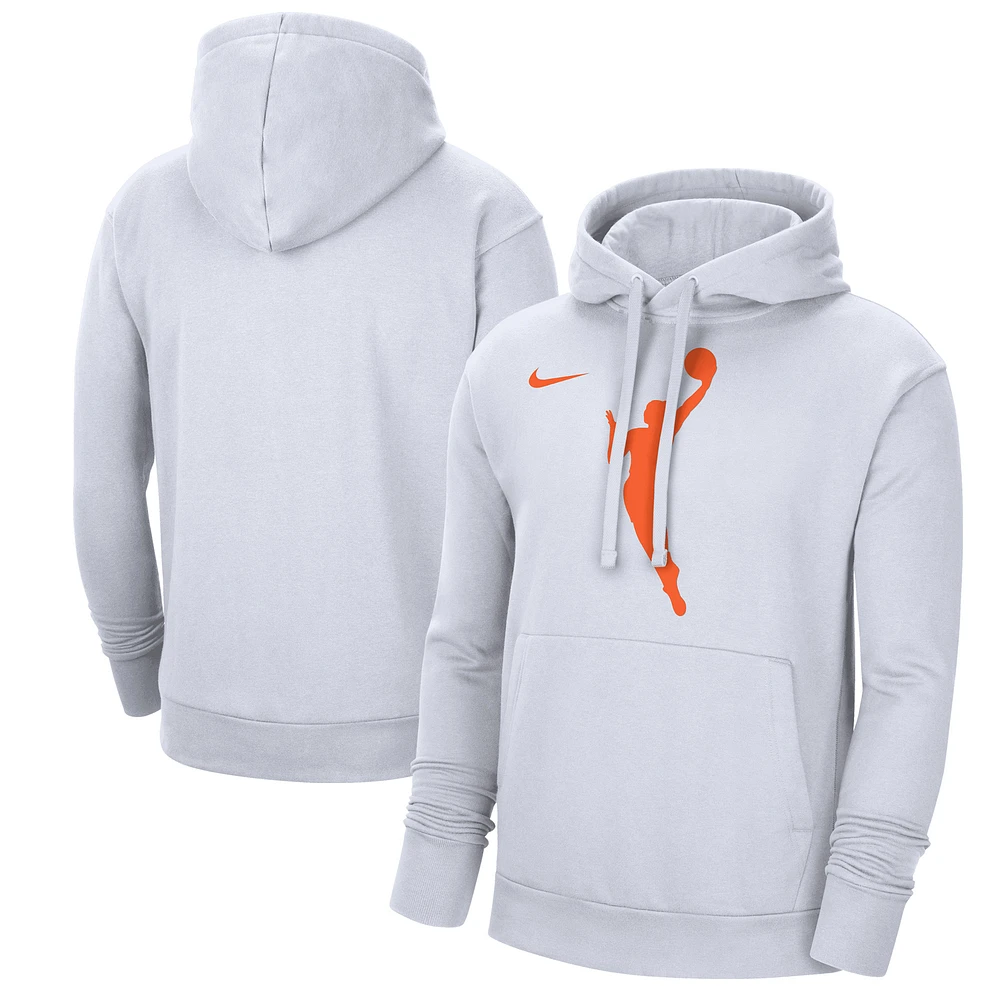 Unisex Nike White WNBA Logowoman Team 13 Pullover Hoodie