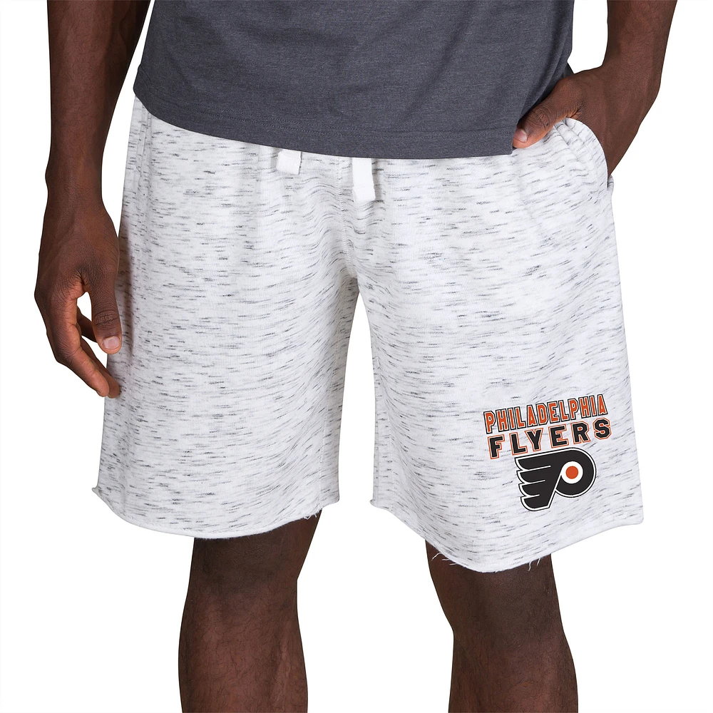 Men's Concepts Sport White/Charcoal Philadelphia Flyers Alley Fleece Shorts
