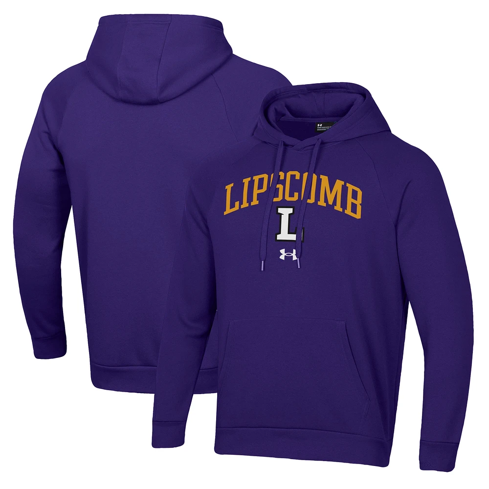Men's Under Armour Purple Lipscomb Bisons All Day Fleece Pullover Hoodie