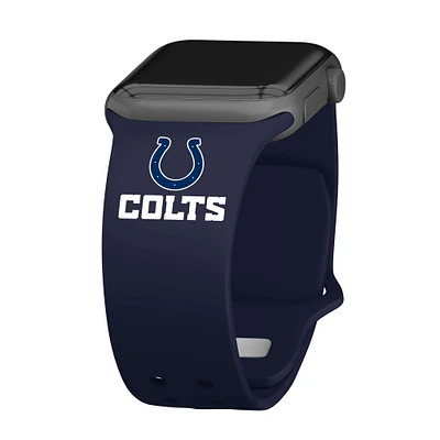 Navy Indianapolis Colts Silicone Apple Watch Band