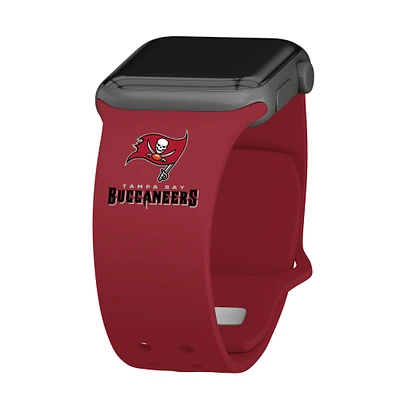 Red Tampa Bay Buccaneers Silicone Apple Watch Band