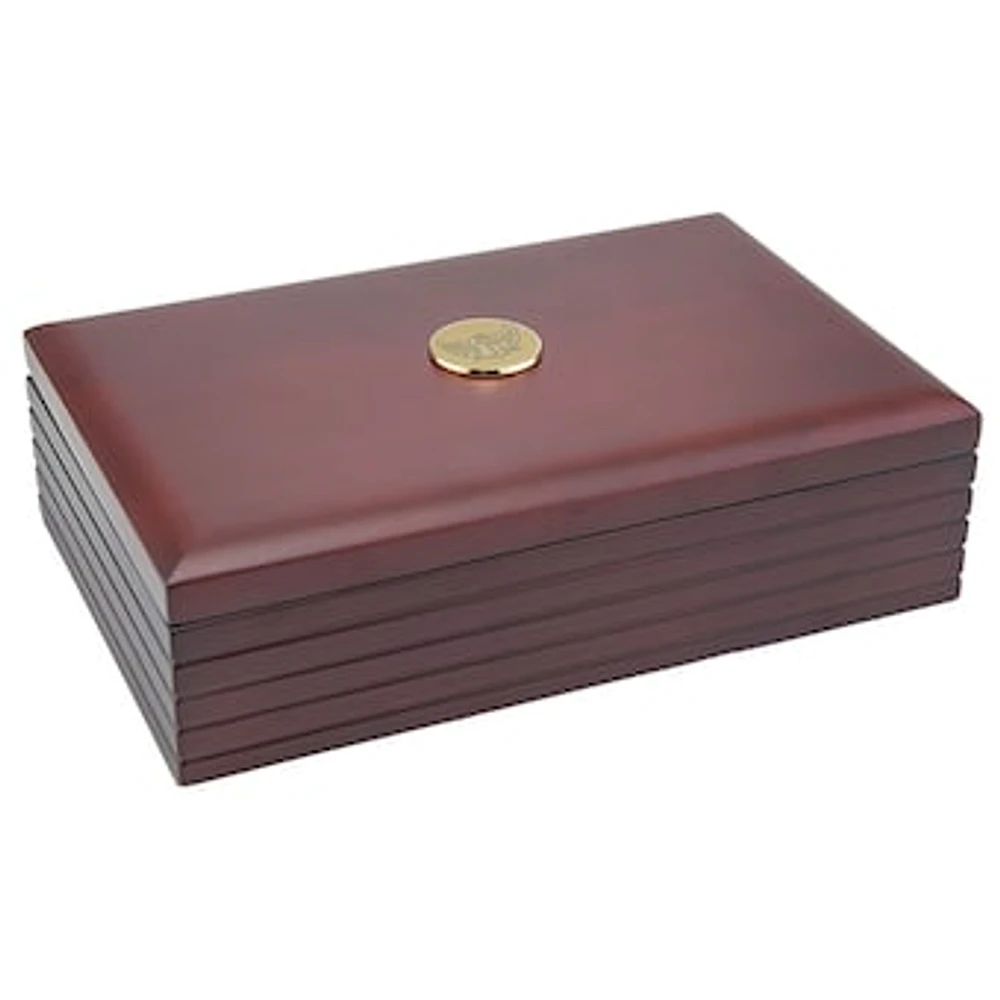 Tennessee Tech Golden Eagles 9" x 6" Rosewood Desk Box