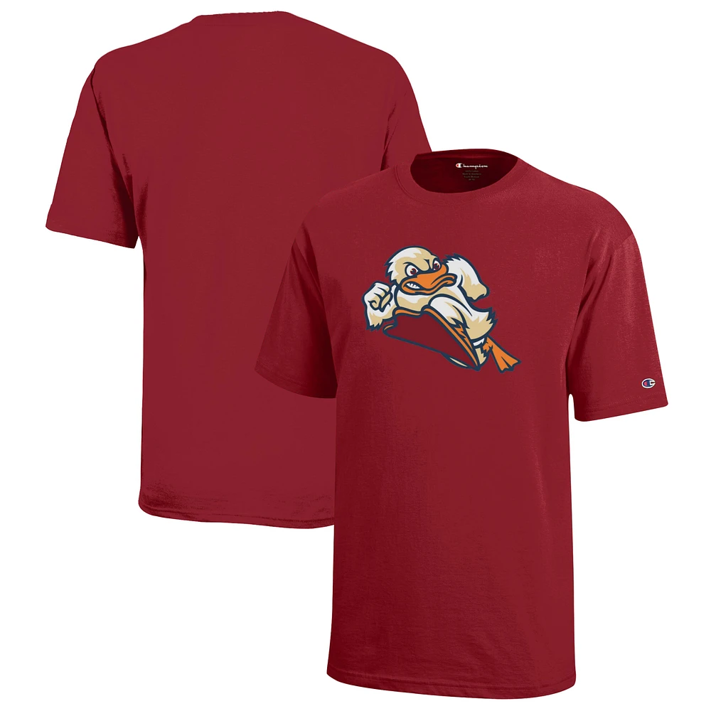 Youth Champion Red Stevens Institute of Technology Ducks Jersey T-Shirt