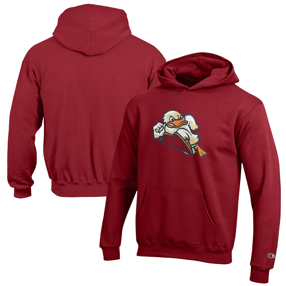 Youth Champion Stevens Red Institute of Technology Ducks Eco Powerblend Pullover Hoodie