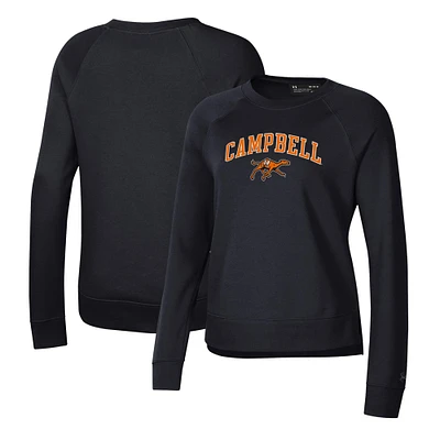 Women's Under Armour Black Campbell Fighting Camels All Day Pullover Sweatshirt