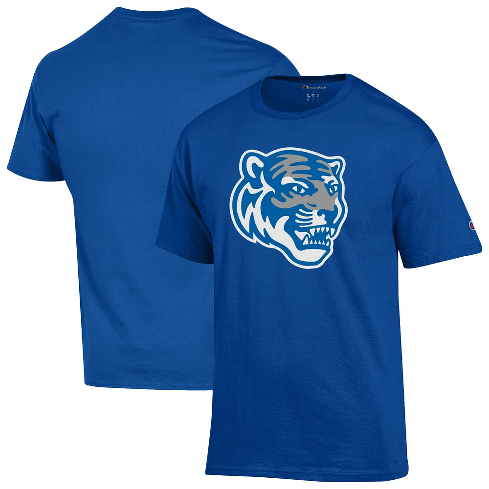 Men's Champion Royal Memphis Tigers Primary Jersey T-Shirt