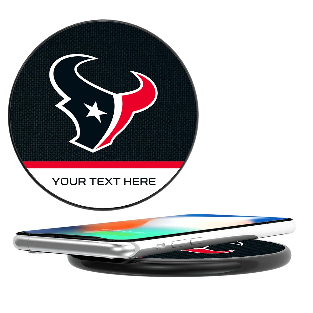 Houston Texans Personalized 10-Watt Wireless Phone Charger