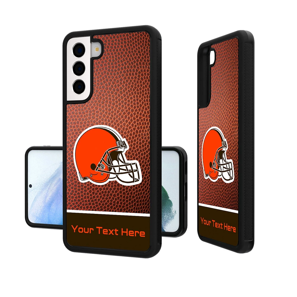 Cleveland Browns Personalized Football Design Galaxy Bump Case