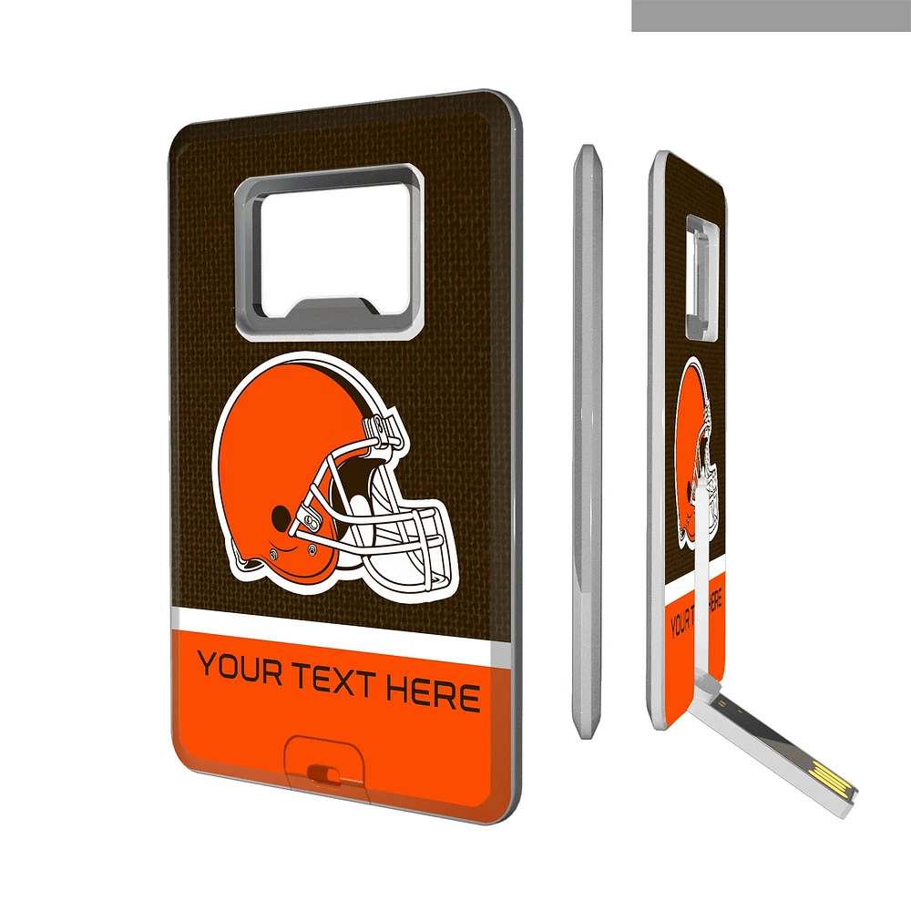 Cleveland Browns Personalized Credit Card USB Drive & Bottle Opener